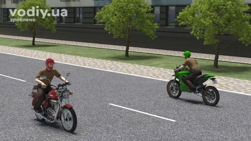 Максимальна швидкість руху мотоциклів у населеному пункті